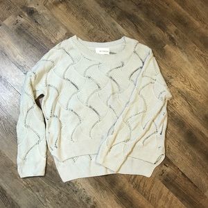 Cream color sweater